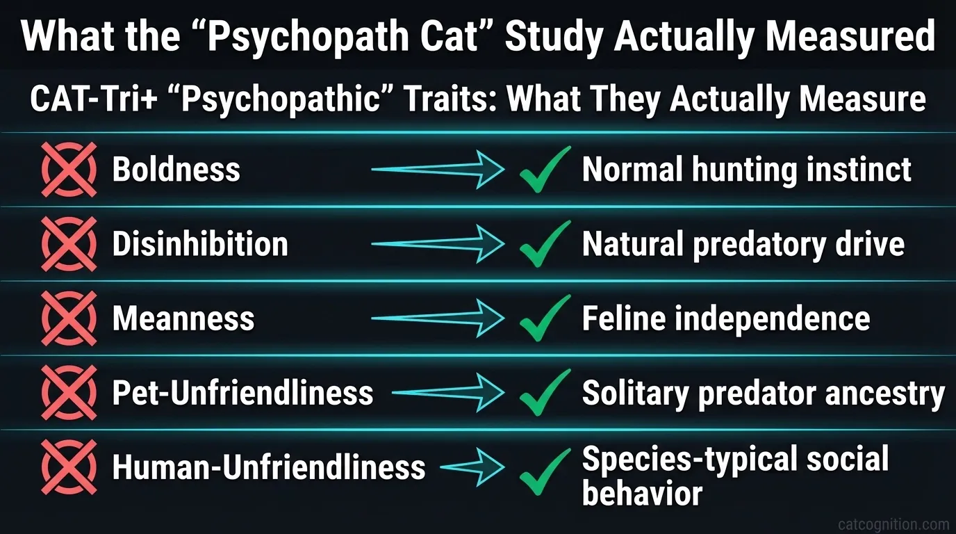 CAT-Tri+ Psychopathic Traits Debunked