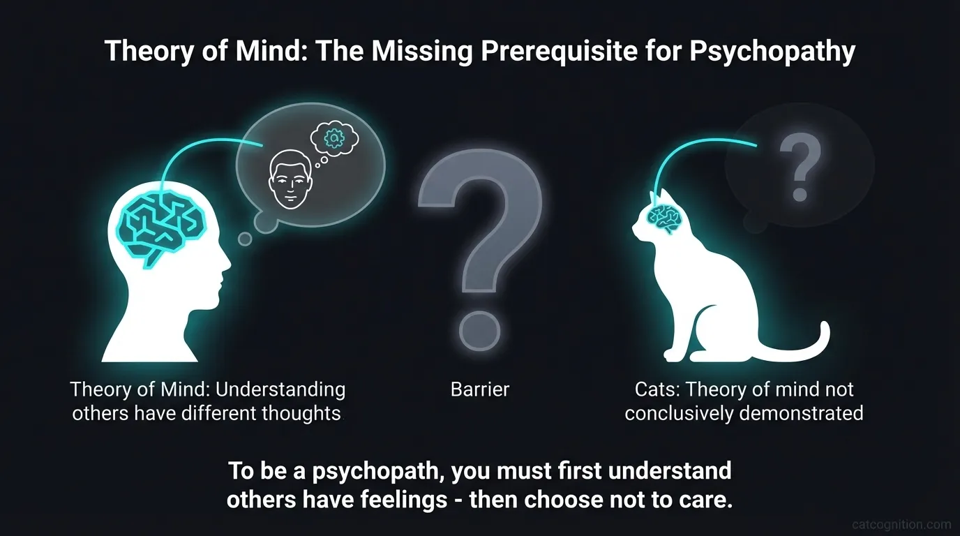 Theory of Mind: Cats and the Psychopathy Prerequisite