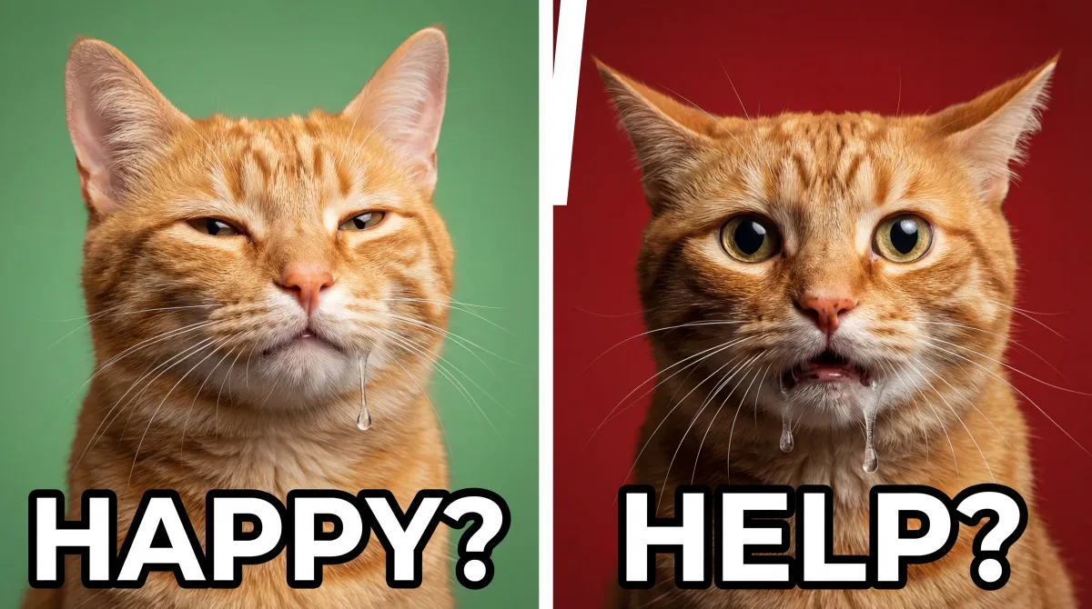 Why Is My Cat Drooling? 7 Causes from Happy to Harmful